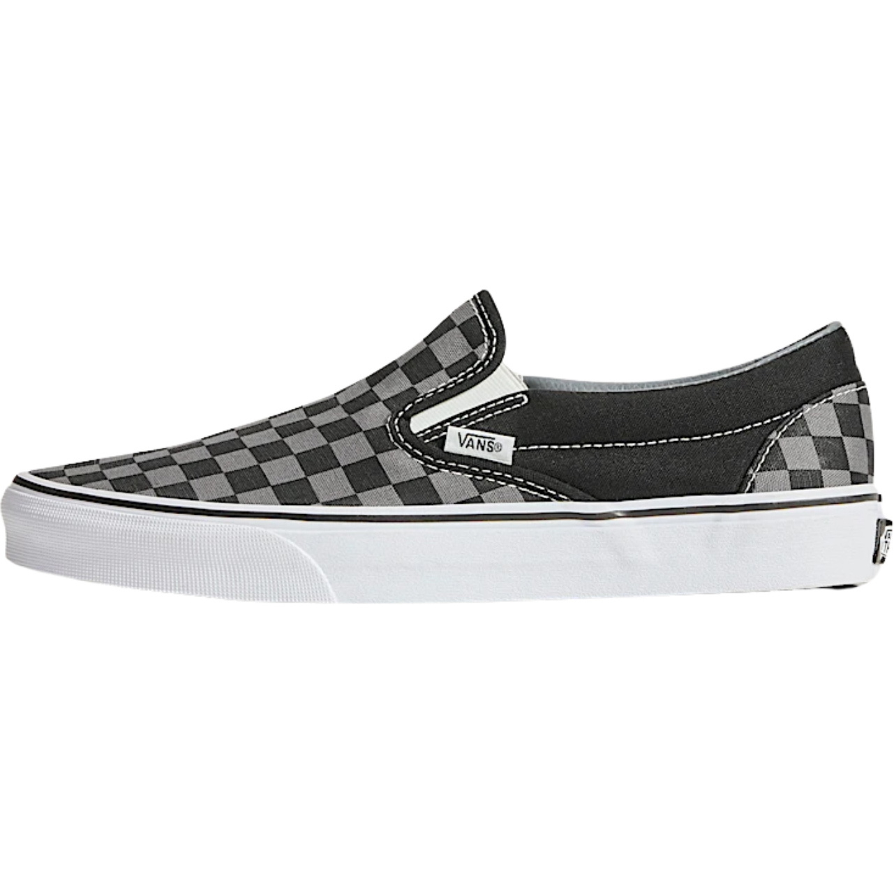 2026 Vans Classic Slip-on Shoes VN000EYEBPJ1 - Black / Pewter Check